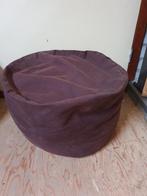 Nieuwe Poef van katoen met kunststof korrels gevuld., Ophalen, Nieuw, Stof, 50 tot 75 cm