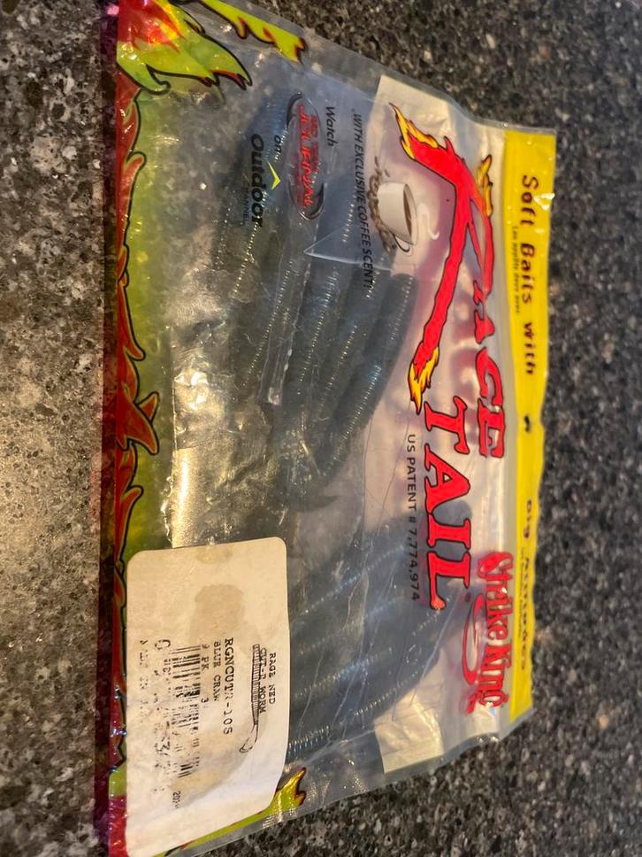 Pakje Nieuwe Shads - Rage Tail, Watersport en Boten, Hengelsport | Karpervissen, Nieuw, Overige typen, Ophalen of Verzenden