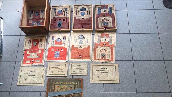 Antieke Anker Steenbouwdoos, Antiek en Kunst, Curiosa en Brocante, Ophalen