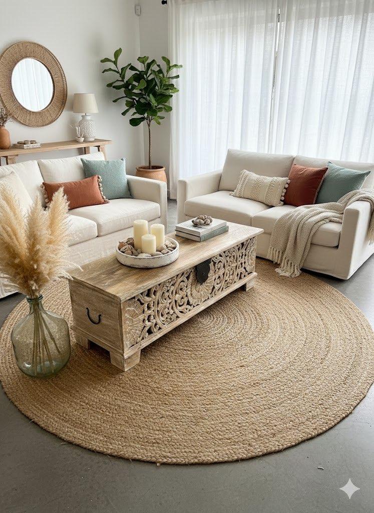 Unieke Houtgesneden Kist Afkomstig uit India Nieuw, Minder dan 50 cm, 100 tot 150 cm, Nieuw, Minder dan 50 cm