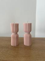 Spiraal kaars (Licht bruin), Overige materialen, Bruin, Nieuw, Ophalen of Verzenden