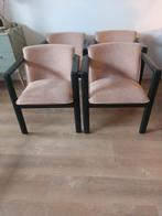 Leolux Eetkamerstoelen - Set van 4, Ophalen, Gebruikt, Bruin, Modern