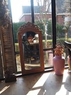 Houten Kuifspiegel, Huis en Inrichting, Woonaccessoires | Spiegels, Ophalen, Gebruikt, Minder dan 100 cm, Rechthoekig