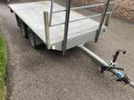 Anssems Plateauwagen aanhanger aanhangwagen tandemasser, Auto diversen, Aanhangers en Bagagewagens, Gebruikt