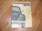 VW kever instructie boekje 1962, Ophalen of Verzenden