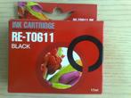 Ink Cartridge - RE - T0611 Black, Verzenden, Nieuw