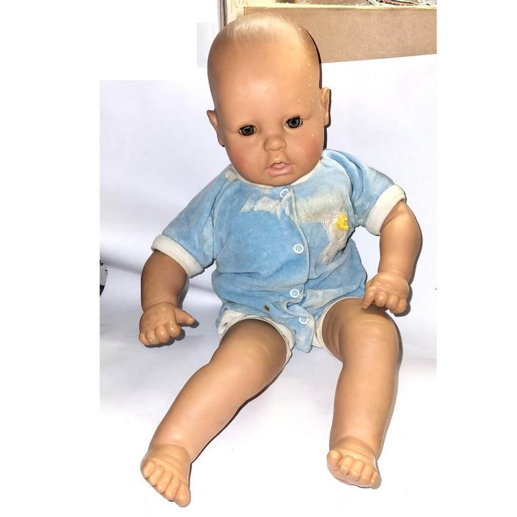 Vintage Pop van retro Verzameling babypop N-1053 NB, Verzamelen, Poppen, Gebruikt, Pop, Ophalen of Verzenden