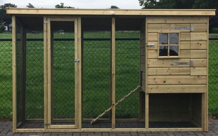 Kippennachthok kippenverblijf  🐓met legbak 🥚, Dieren en Toebehoren, Pluimvee | Toebehoren, Nieuw, Kippenhok of Kippenren, Ophalen
