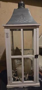 Lantaarn, Ophalen, 25 tot 50 cm, Wit, Zo goed als nieuw
