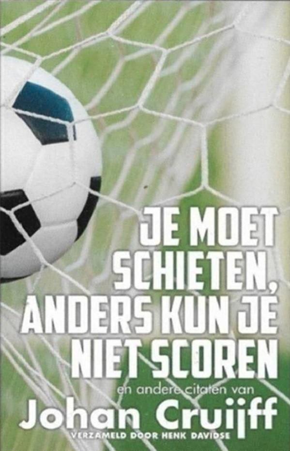Henk Davidse Je moet schieten, anders kun je niet scoren, Boeken, Sportboeken, Zo goed als nieuw, Balsport, Ophalen of Verzenden