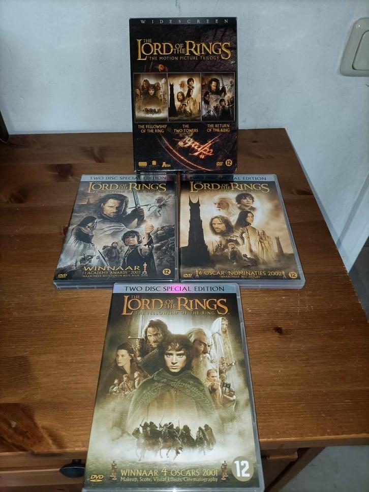 Lord of the Rings Trilogy DVD Boxset, Cd's en Dvd's, Dvd's | Documentaire en Educatief, Zo goed als nieuw, Overige typen, Boxset