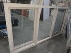 Hardhouten kozijnen incl. Dubbel glas, Doe-het-zelf en Verbouw, Gebruikt, Raamkozijn, Ophalen of Verzenden, Inclusief glas