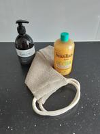 2 x SHOWER en BATH GEL  +  MASSAGEBAND, Ophalen of Verzenden, Zo goed als nieuw, Bad & Douche