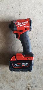 Milwaukee M18 FUEL FID3-0X Accu slagschroevendraaier, Ophalen of Verzenden, Gebruikt