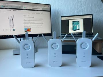 TP-Link RE450 (AC1750) wifi-versterker – 3x1 - Goede staat beschikbaar voor biedingen