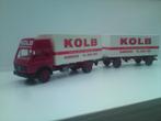 Wiking Mercedes ng combinatie Kolb spedition. verkleurd, Ophalen of Verzenden, Gebruikt, Bus of Vrachtwagen, Wiking