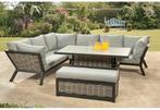 Luxe Wicker Loungeset met Verstelbare Tafel, Ophalen, Meer dan 8 zitplaatsen, Nieuw, Loungeset