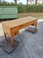 Oude schoolbank met opbergruimte, Ophalen, Gebruikt