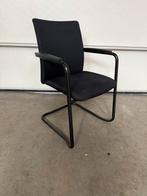 6x Haworth sledestoel / stapelbaar, Ophalen, Zo goed als nieuw, Zwart, Vijf, Zes of meer stoelen