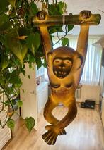 Hangende aap aardewerk - beeld uit Mexico, Ophalen of Verzenden, Zo goed als nieuw, Dier