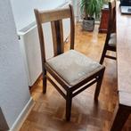 4 Mooie houten stoelen met losse zitting om zelf te bekleden, Ophalen of Verzenden