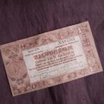 Zilverbon 1 Gulden Serie GW No. 194565, Postzegels en Munten, Bankbiljetten | Nederland, Verzenden, 5 gulden