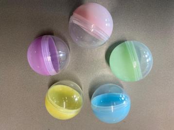capsule 45 mm rond voor ballen automaten doopsuiker pastelkl