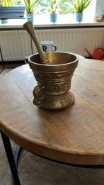 Antieke bakje met stamper, Antiek en Kunst, Antiek | Koper en Brons, Ophalen of Verzenden