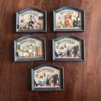 Poppenhuisachtige deurplaatjes – set van 5, Ophalen of Verzenden, Gebruikt