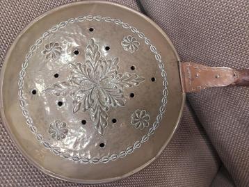 antiek koperen beddenpan / bedwarmer beschikbaar voor biedingen