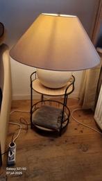 Lamp met bijzettafel, Ophalen, Gebruikt, 50 tot 75 cm, Metaal