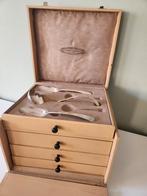 Bestekset verzilverd Gero in houten kist Gero - Zilver, Antiek en Kunst, Ophalen