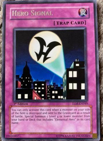 Yu-Gi-Oh! Hero Signal TLM 1st Edition ! beschikbaar voor biedingen