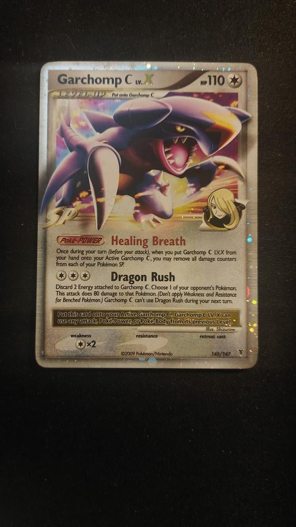 Garchomp C Lv.X -, Ophalen of Verzenden, Gebruikt, Losse kaart, Foil