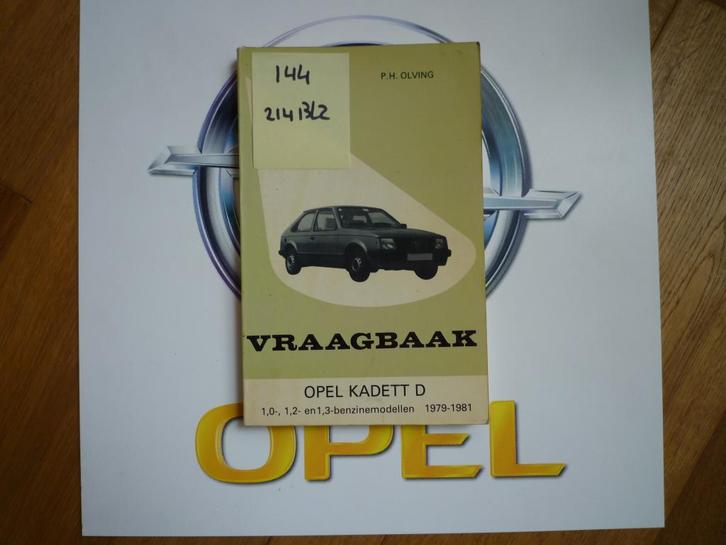 Opel Kadett-D Vraagbaak Olving nr 144, Auto diversen, Handleidingen en Instructieboekjes, Ophalen of Verzenden