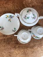 Theekopjes en suikerpot De Gruyter Oost Indische Kers, Ophalen of Verzenden