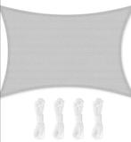 Lichtgrijs Schaduwdoek 3x4m - Nieuw in Verpakking!, Ophalen of Verzenden, Nieuw