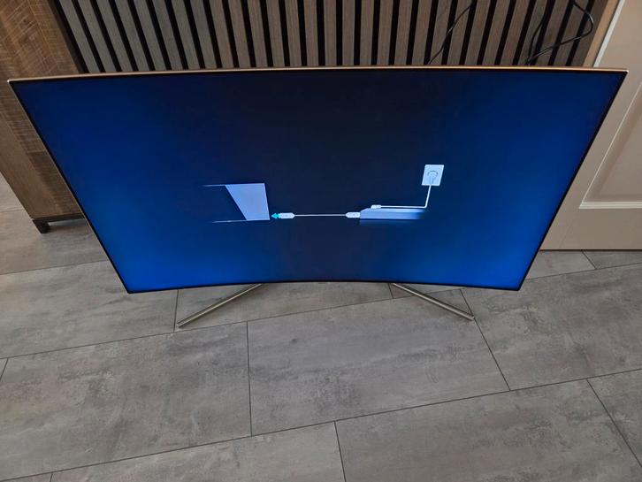 Samsung Qled 4K curved smart tv qe49q7c   DEFECT DEFECT, Audio, Tv en Foto, Televisies, Zo goed als nieuw, QLED, 100 cm of meer