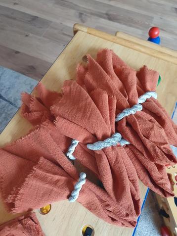 50x servet ringen, en 5x lange slinger tafeldecoratie  beschikbaar voor biedingen