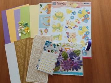 Hobbypakket voor het maken van paaskaarten (1) beschikbaar voor biedingen