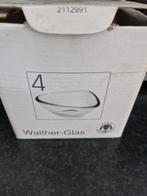 4Xstuken kommen van walther glas.
kommetjes voor snacks, Huis en Inrichting, Keuken | Servies, Ophalen of Verzenden, Gebruikt