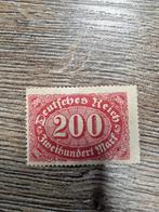 Zegel(s) Deutsche Rijk inflatie uitgiften, Postzegels en Munten, Postzegels | Europa | Duitsland, Ophalen of Verzenden, Duitse Keizerrijk