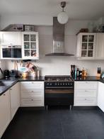 U-keuken wit landelijk | natuursteen | Smeg fornuis, Ophalen, Gebruikt, U-keuken, Wit