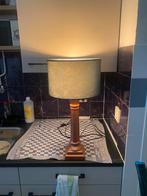 TAFELLAMP, Ophalen, Zo goed als nieuw, Hout, 50 tot 75 cm