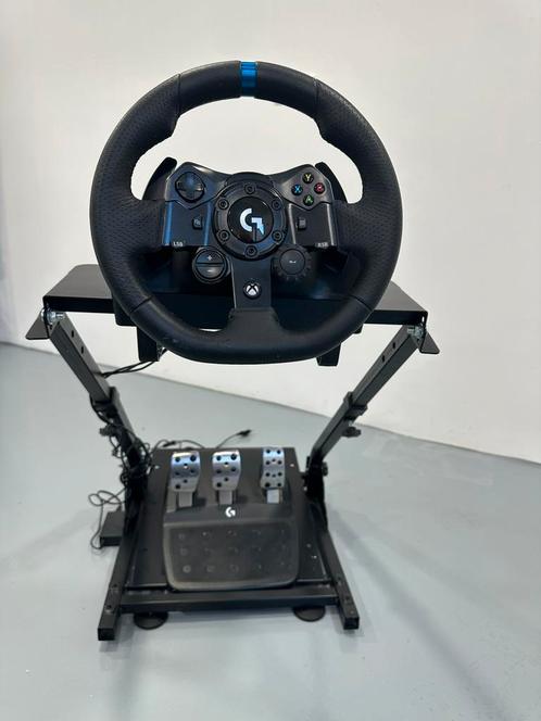 Logitech G923 TRUEFORCE Sim Racing Wheel Voor Xbox + stand, Spelcomputers en Games, Spelcomputers | Xbox | Accessoires, Zo goed als nieuw