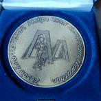 Koper Penning 6de hardloop marathon Rotterdam 1986 medaille, Ophalen of Verzenden, Overige materialen, Nederland