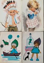4 Kinderkaarten Ongelopen., Verzamelen, Ophalen of Verzenden, Voor 1940, Zo goed als nieuw, Overige onderwerpen
