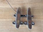 2 x RVS kikker 14 cm, Watersport en Boten, Ophalen of Verzenden, Gebruikt, Overige typen