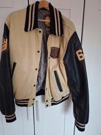 Vintage Redskin leren jack  maat XL, Kleding | Heren, Jassen | Winter, Ophalen of Verzenden, Gedragen, Maat 56/58 (XL), Zwart