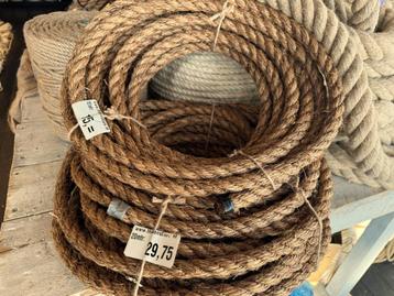 TOUW MANILLA 18mm strengen a 10mtr. beschikbaar voor biedingen